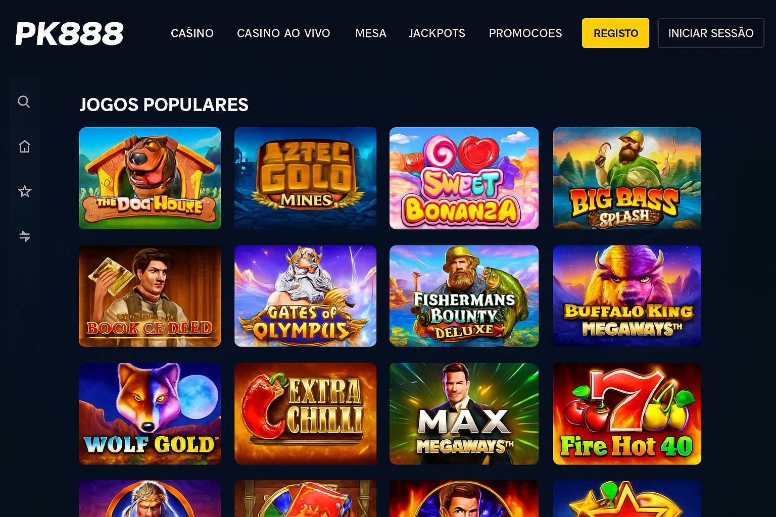 Jogos de cassino online inovadores e emocionantes na PK888