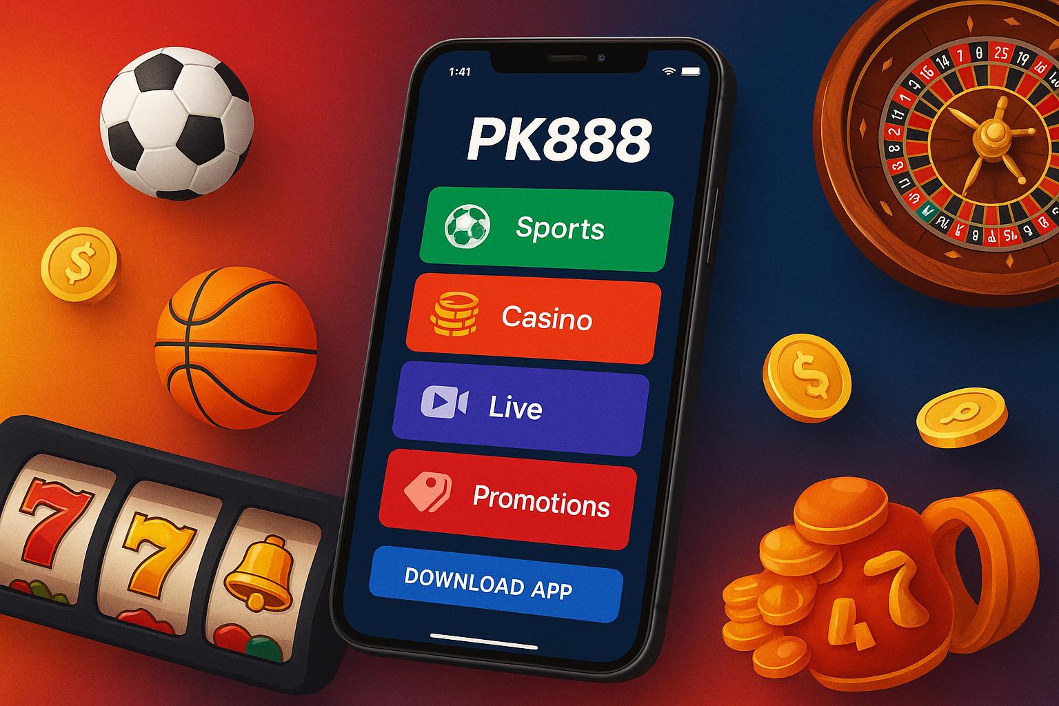 Baixar o PK888 Cassino App